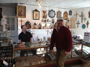 Nicolas and Bob at El Potrero Trading Post
